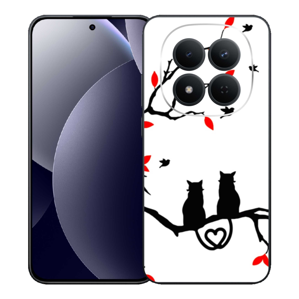 Gelový kryt mmCase na Xiaomi Redmi Note 15 Pro 5G - kočičí láska