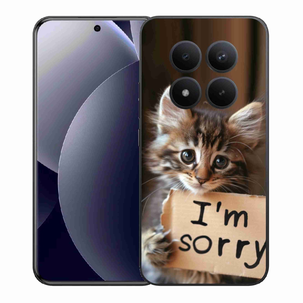 Gelový kryt mmCase na Xiaomi Redmi Note 15 Pro+ 5G/Xiaomi Poco M8 Pro 5G - kočíčí omluva