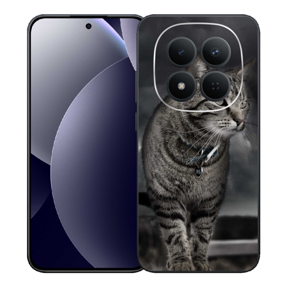Gelový kryt mmCase na Xiaomi Redmi Note 15 Pro 5G - kočka