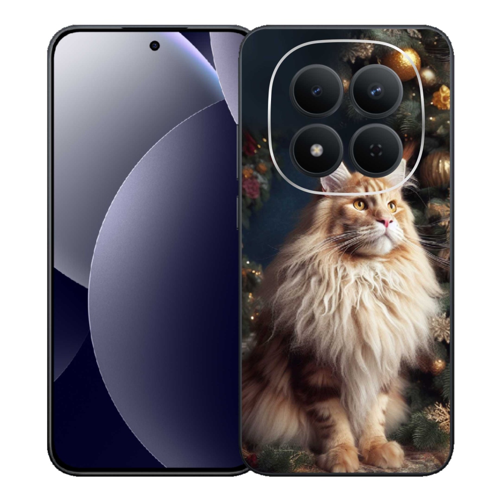 Gelový kryt mmCase na Xiaomi Redmi Note 15 Pro 5G - kočka u stromku