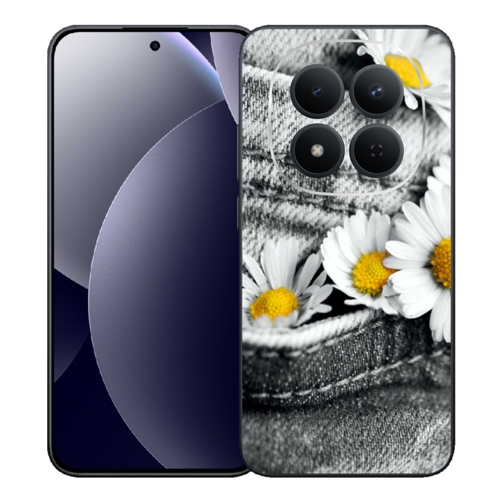 Gelový kryt mmCase na Xiaomi Redmi Note 15 Pro 5G - kopretiny