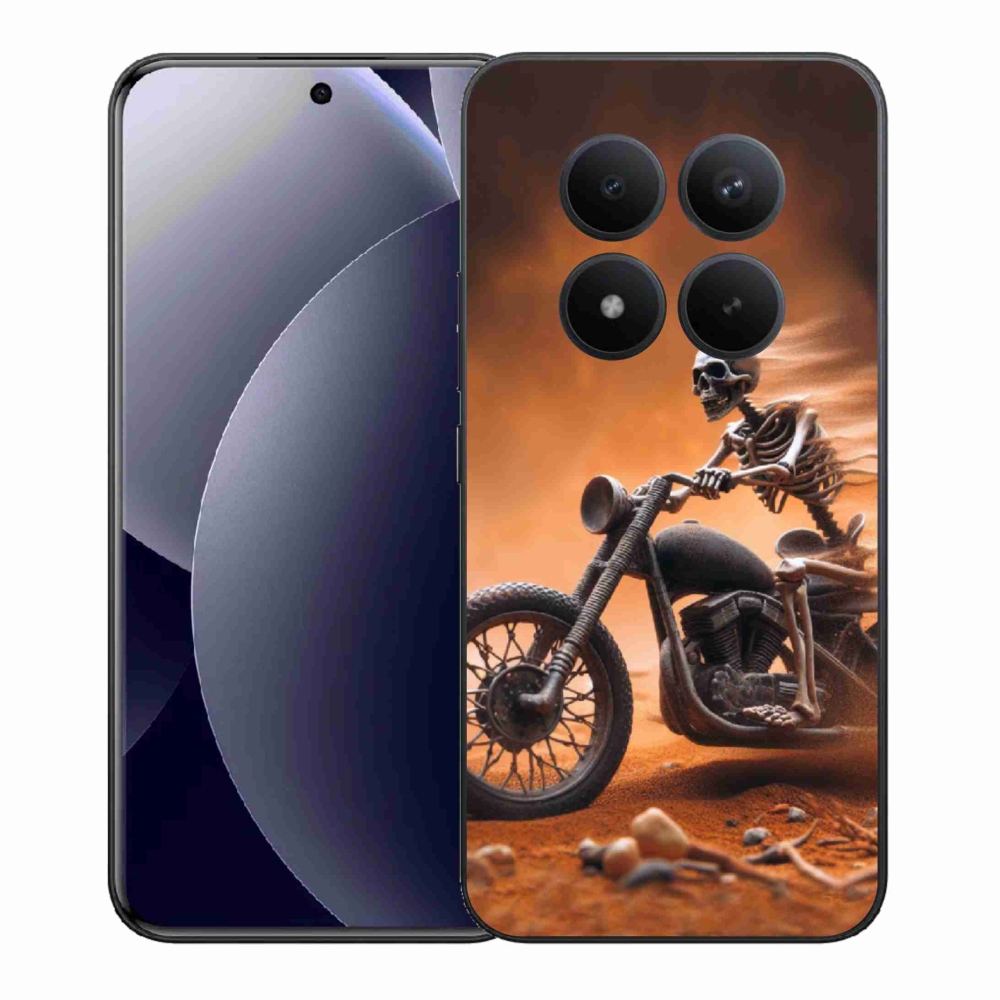 Gelový kryt mmCase na Xiaomi Redmi Note 15 Pro+ 5G/Xiaomi Poco M8 Pro 5G - kostra na motorce