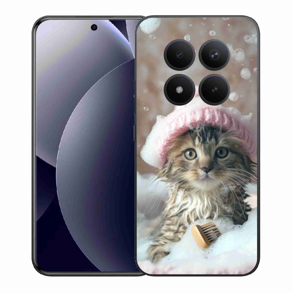 Gelový kryt mmCase na Xiaomi Redmi Note 15 Pro+ 5G/Xiaomi Poco M8 Pro 5G - kotě a koupel