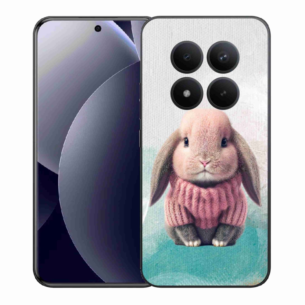 Gelový kryt mmCase na Xiaomi Redmi Note 15 Pro+ 5G/Xiaomi Poco M8 Pro 5G - králíček ve svetru