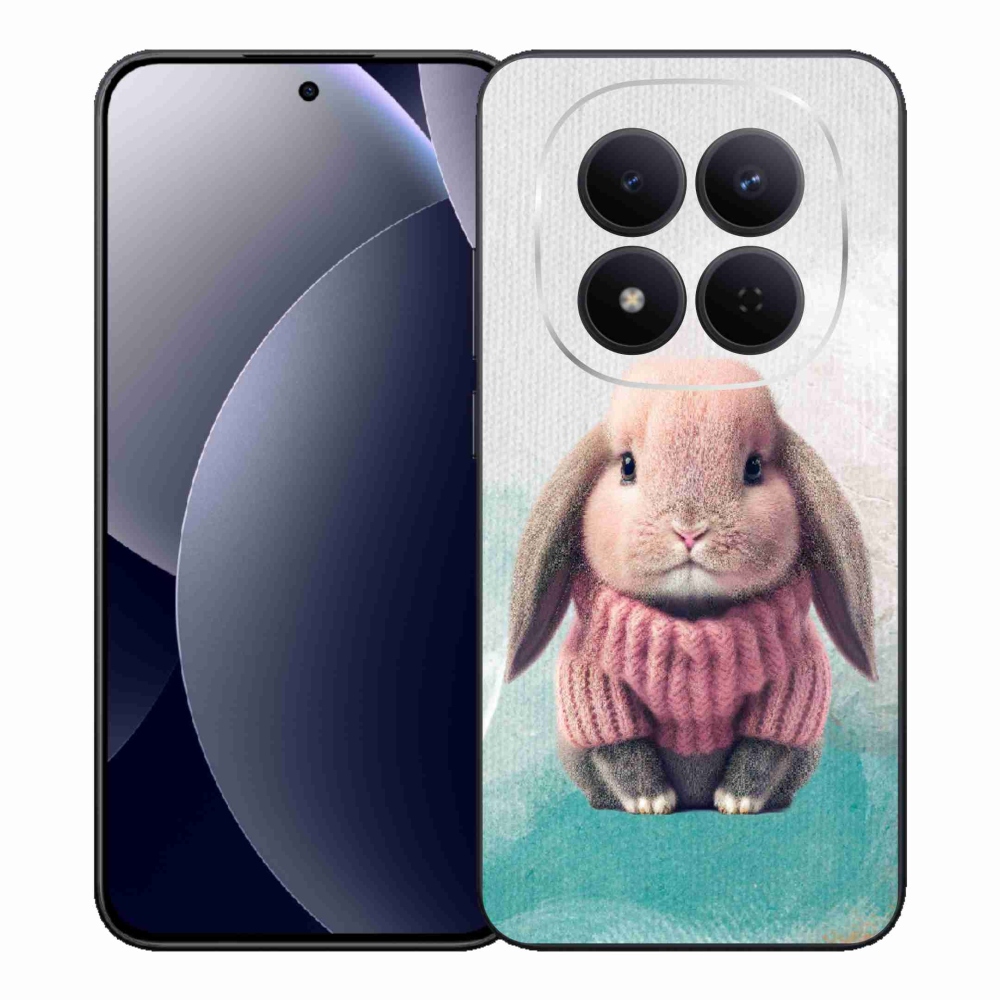 Gelový kryt mmCase na Xiaomi Redmi Note 15 Pro 5G - králíček ve svetru