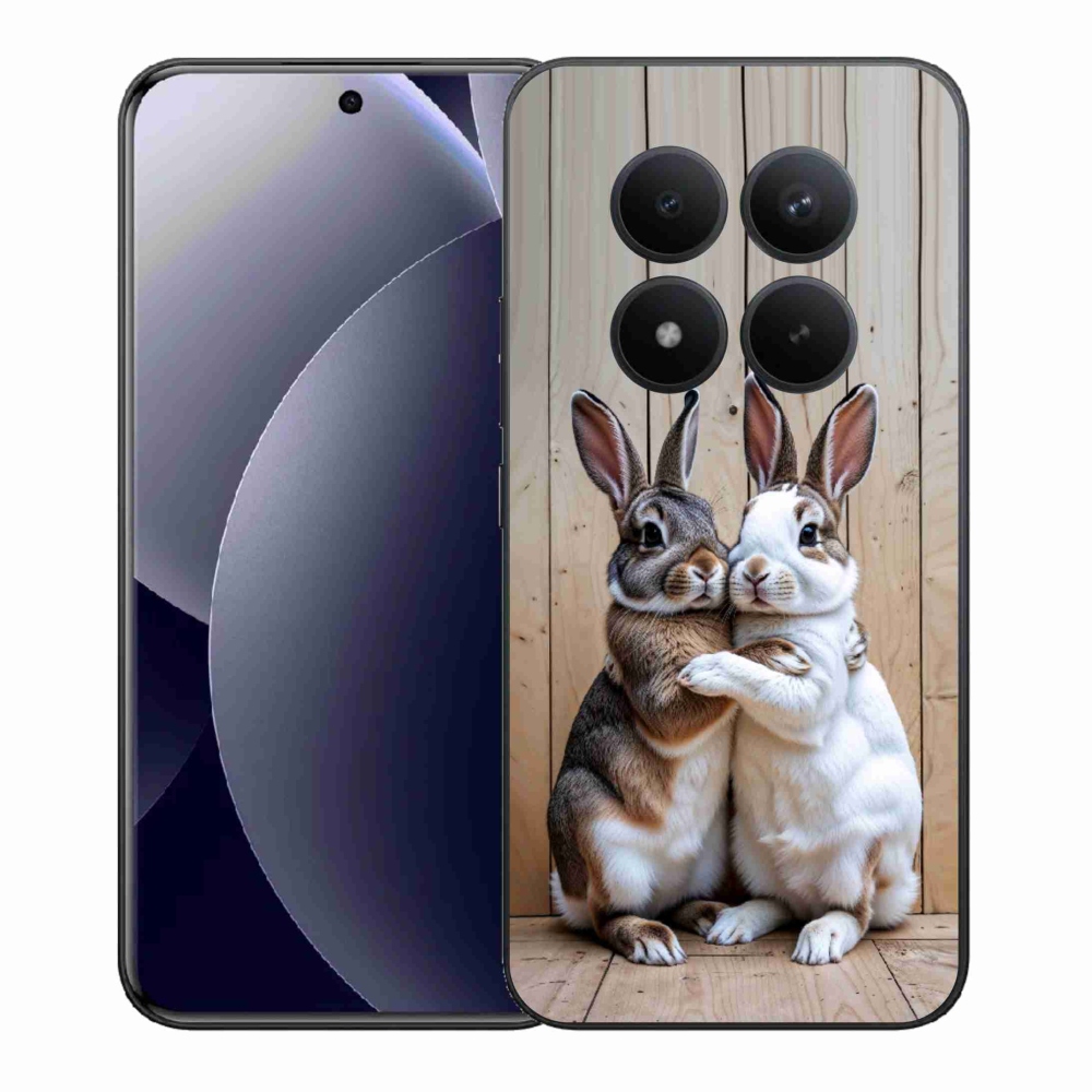 Gelový kryt mmCase na Xiaomi Redmi Note 15 Pro+ 5G - králičí pár