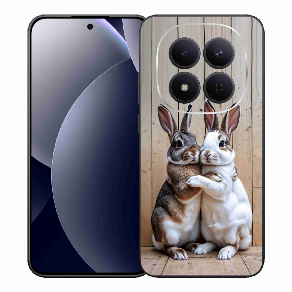 Gelový kryt mmCase na Xiaomi Redmi Note 15 Pro 5G - králičí pár