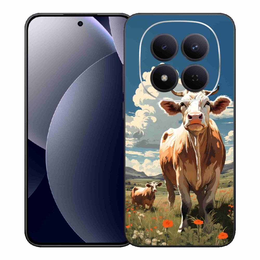 Gelový kryt mmCase na Xiaomi Redmi Note 15 Pro 5G - krávy na louce