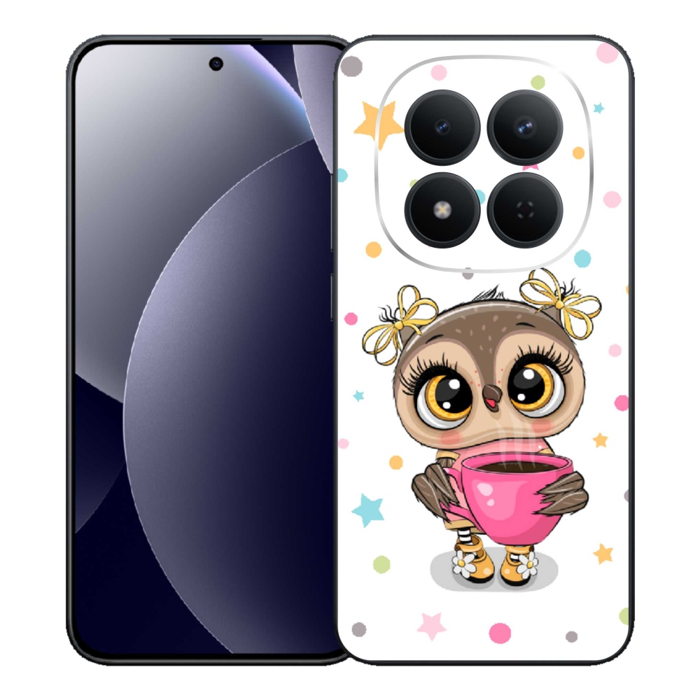 Gelový kryt mmCase na Xiaomi Redmi Note 15 Pro 5G - kreslená sovička