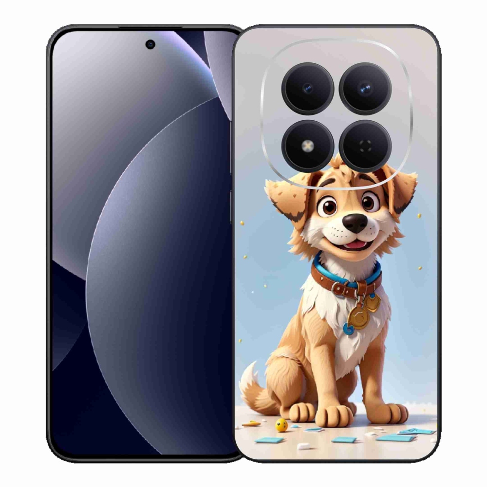 Gelový kryt mmCase na Xiaomi Redmi Note 15 Pro 5G - kreslené štěně
