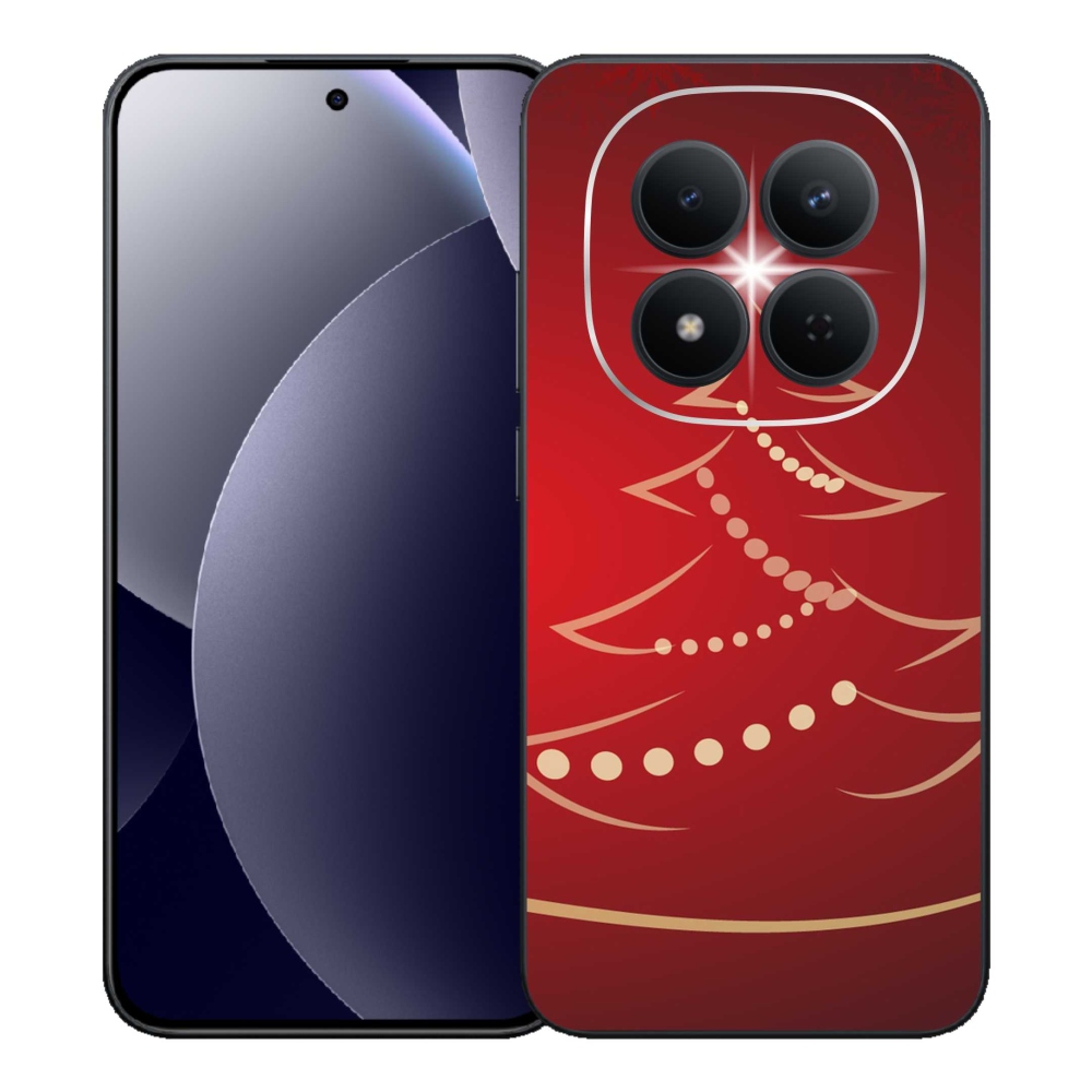 Gelový kryt mmCase na Xiaomi Redmi Note 15 Pro 5G - kreslený vánoční stromek