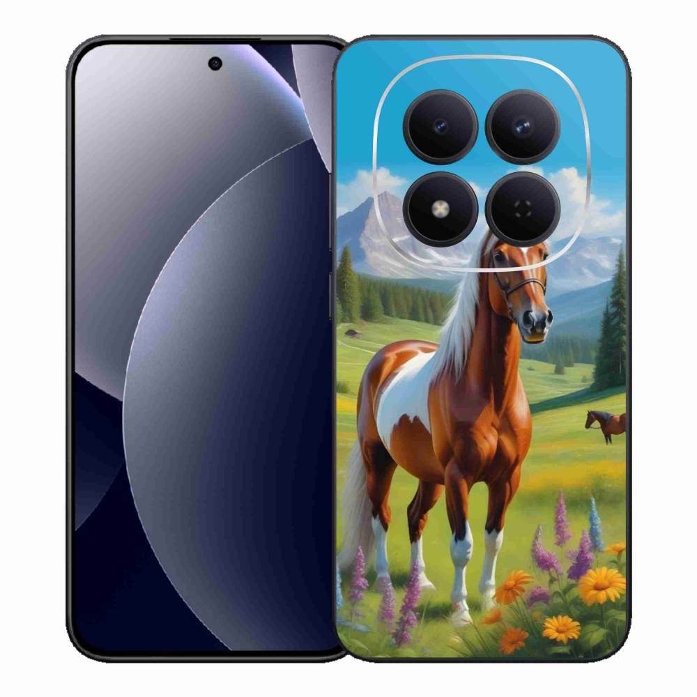 Gelový kryt mmCase na Xiaomi Redmi Note 15 Pro 5G - kůň na louce