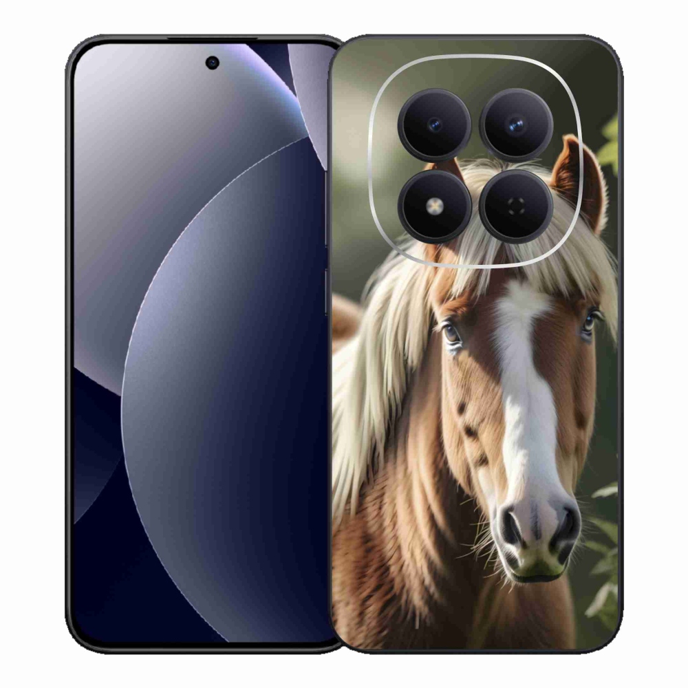 Gelový kryt mmCase na Xiaomi Redmi Note 15 Pro 5G - kůň se světlou hřívou