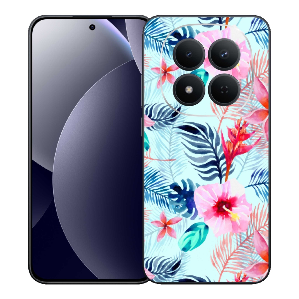 Gelový kryt mmCase na Xiaomi Redmi Note 15 Pro 5G - květiny