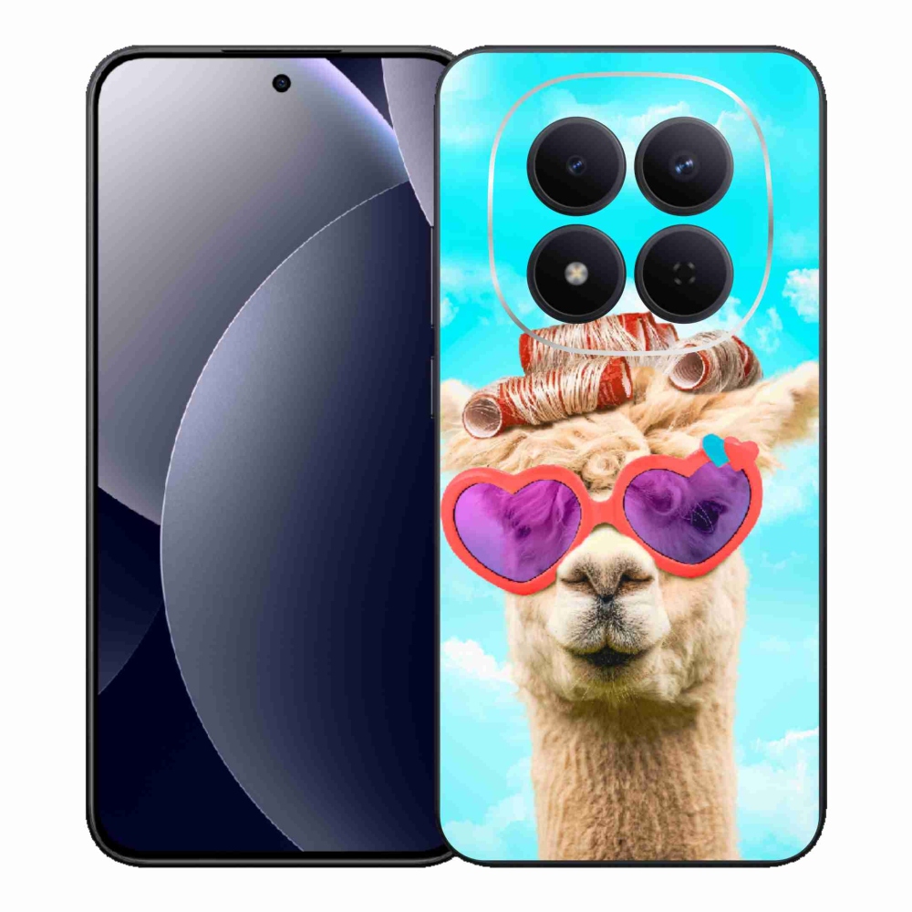 Gelový kryt mmCase na Xiaomi Redmi Note 15 Pro 5G - lama s brýlemi