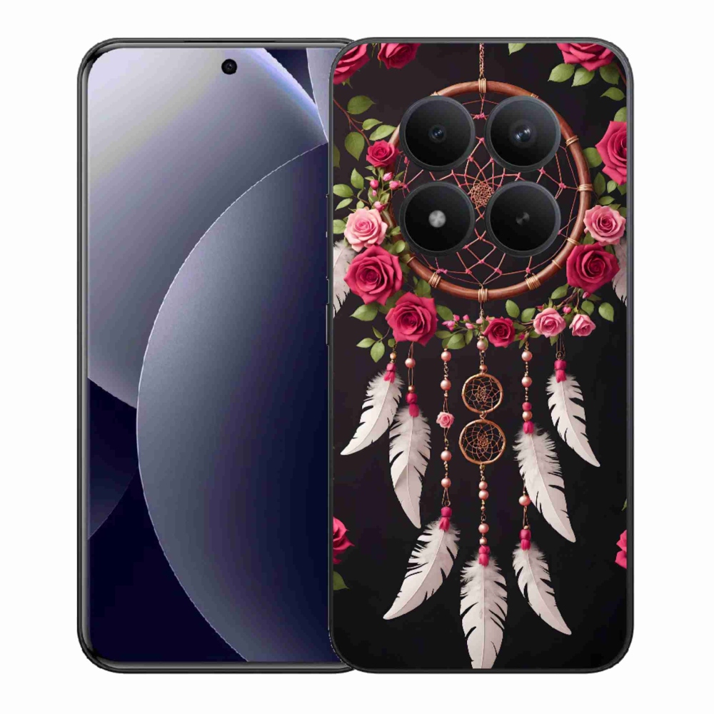 Gelový kryt mmCase na Xiaomi Redmi Note 15 Pro+ 5G - lapač snů s růžemi