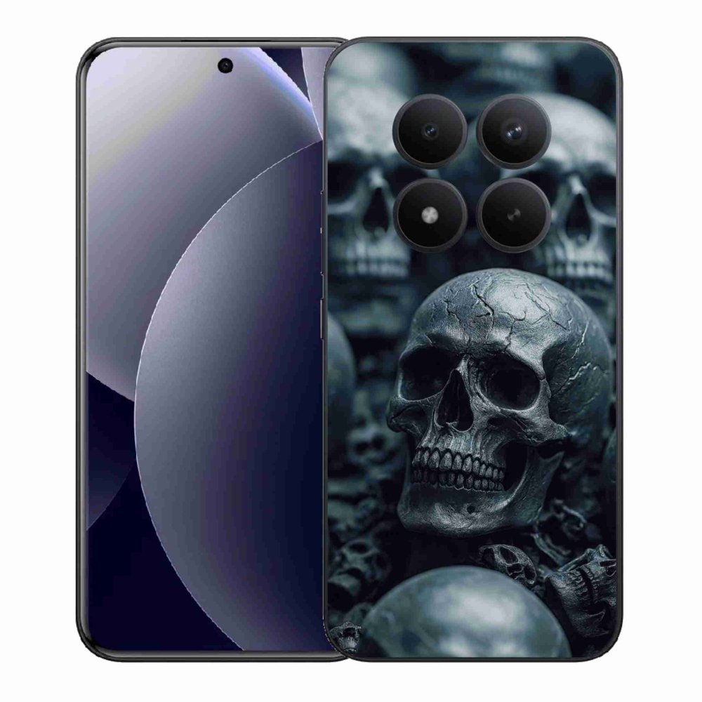 Gelový kryt mmCase na Xiaomi Redmi Note 15 Pro+ 5G/Xiaomi Poco M8 Pro 5G - lebka 2
