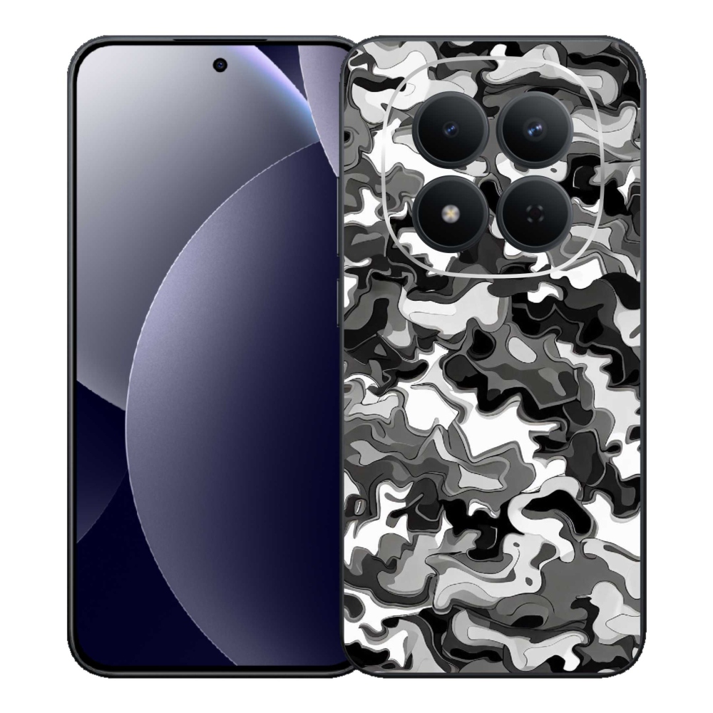 Gelový kryt mmCase na Xiaomi Redmi Note 15 Pro 5G - maskáčový vzor 3