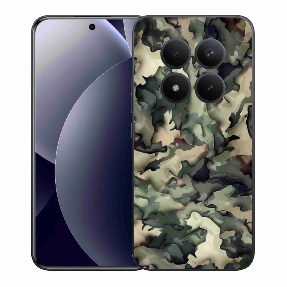 Gelový kryt mmCase na Xiaomi Redmi Note 15 Pro+ 5G/Xiaomi Poco M8 Pro 5G - maskáčový vzor 9