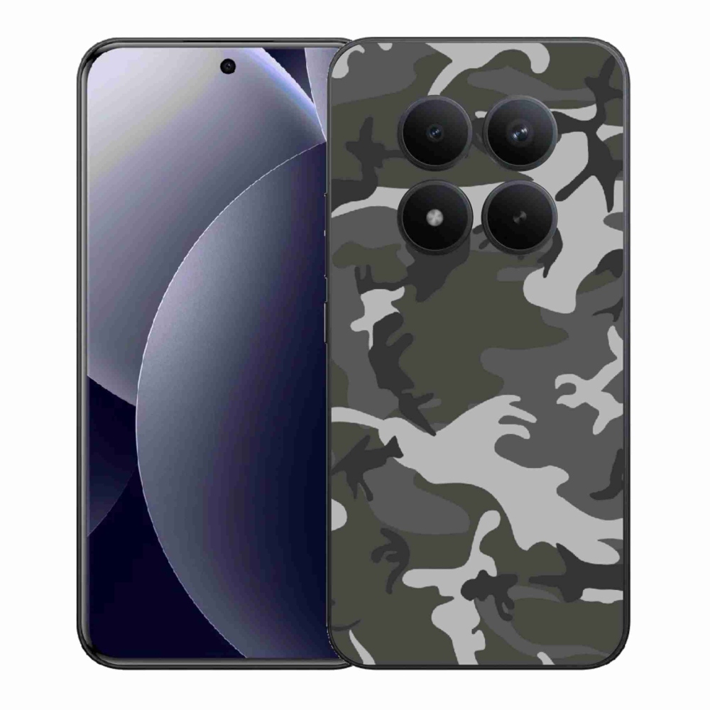 Gelový kryt mmCase na Xiaomi Redmi Note 15 Pro+ 5G/Xiaomi Poco M8 Pro 5G - maskáčový vzor