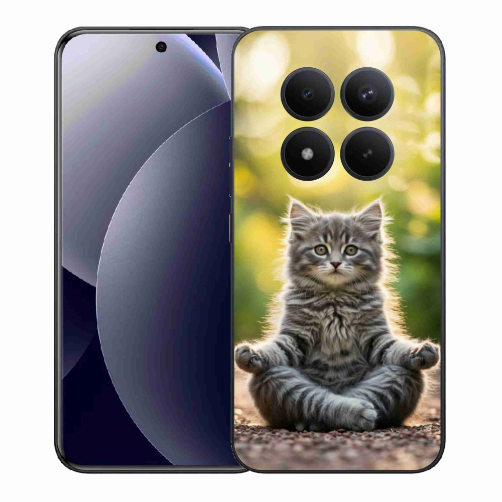 Gelový kryt mmCase na Xiaomi Redmi Note 15 Pro+ 5G/Xiaomi Poco M8 Pro 5G - meditující kotě