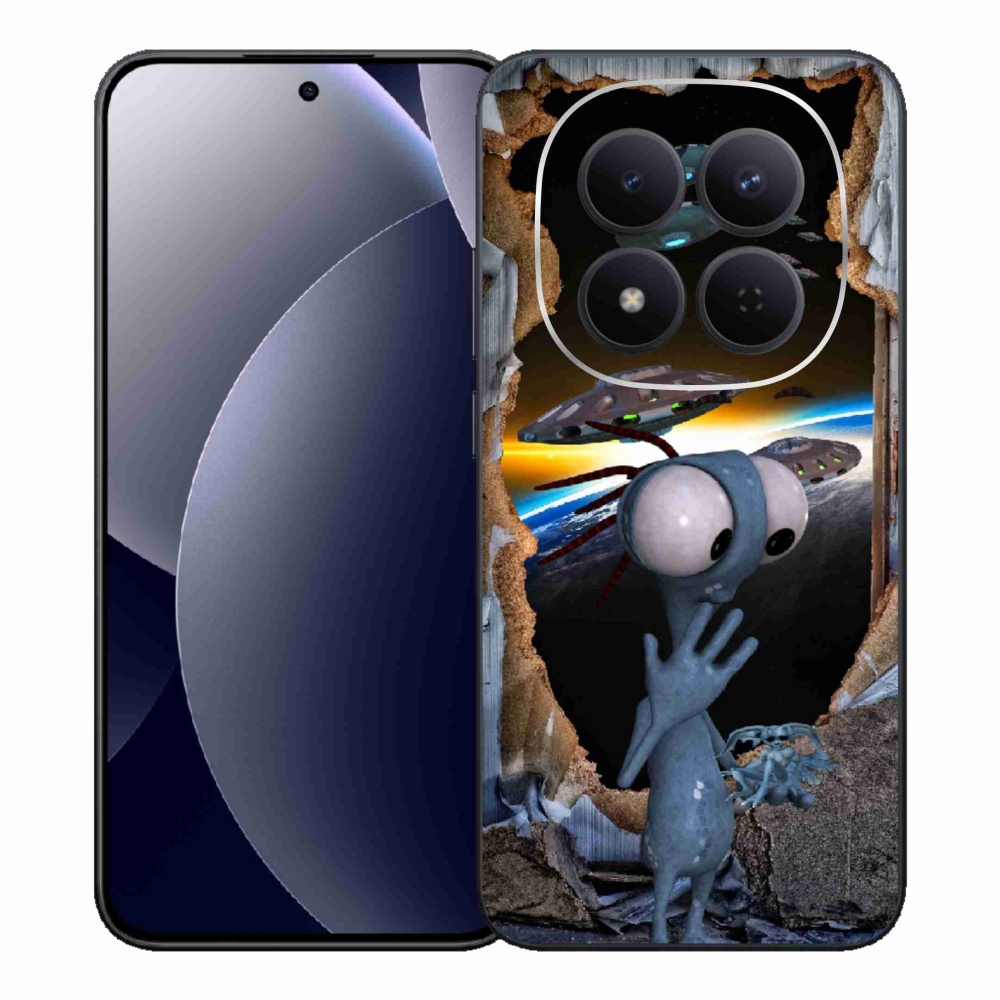 Gelový kryt mmCase na Xiaomi Redmi Note 15 Pro 5G - mimozemšťan