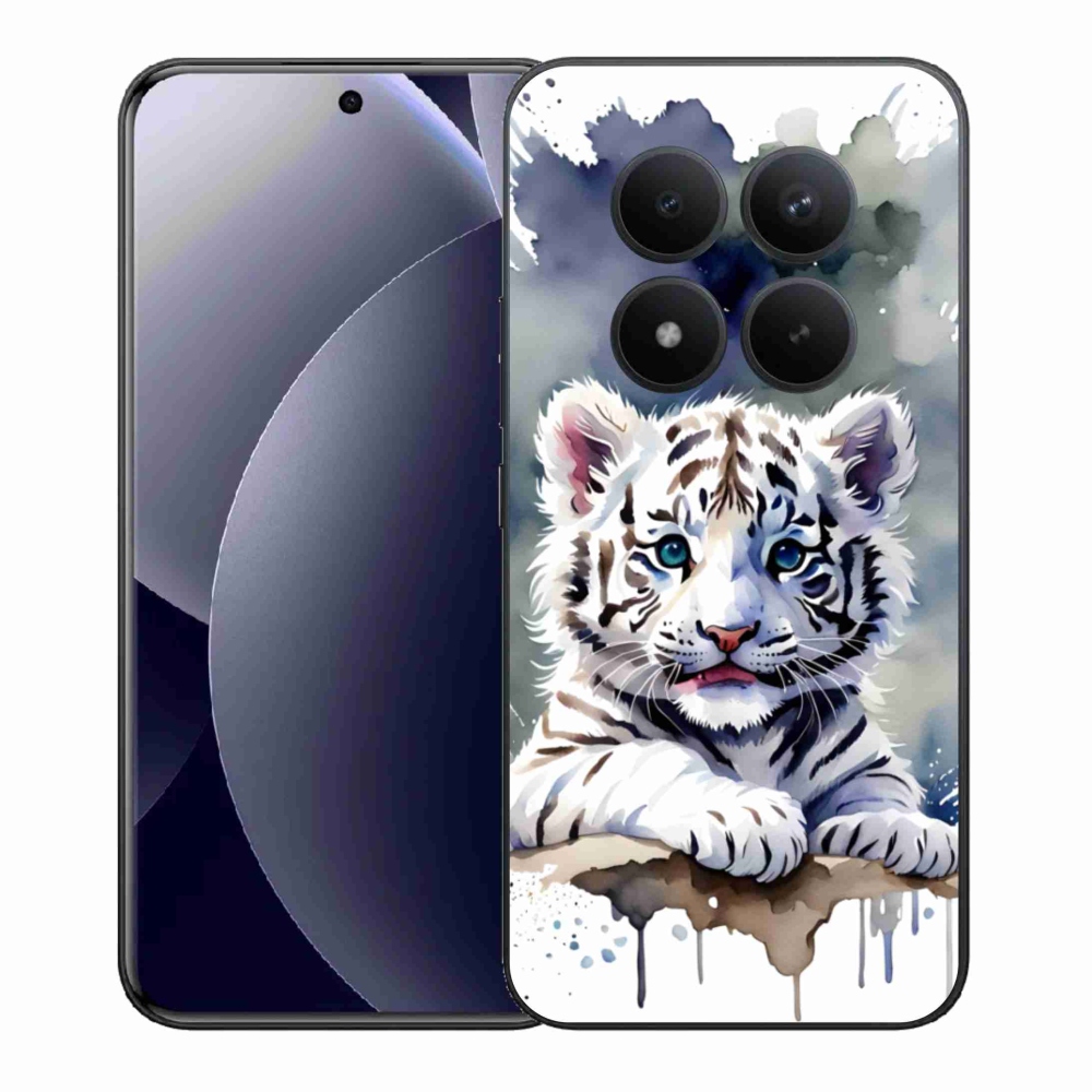 Gelový kryt mmCase na Xiaomi Redmi Note 15 Pro+ 5G/Xiaomi Poco M8 Pro 5G - mládě bílého tygra