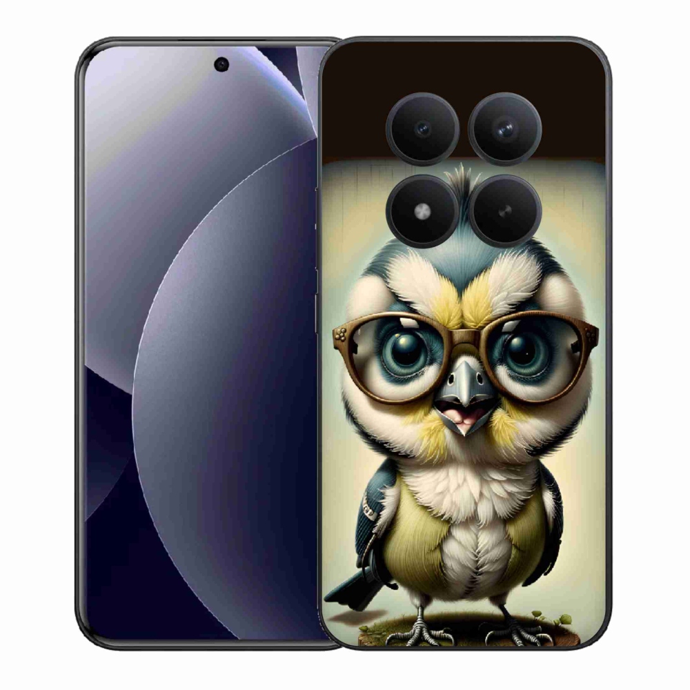 Gelový kryt mmCase na Xiaomi Redmi Note 15 Pro+ 5G/Xiaomi Poco M8 Pro 5G - mládě s brýlemi