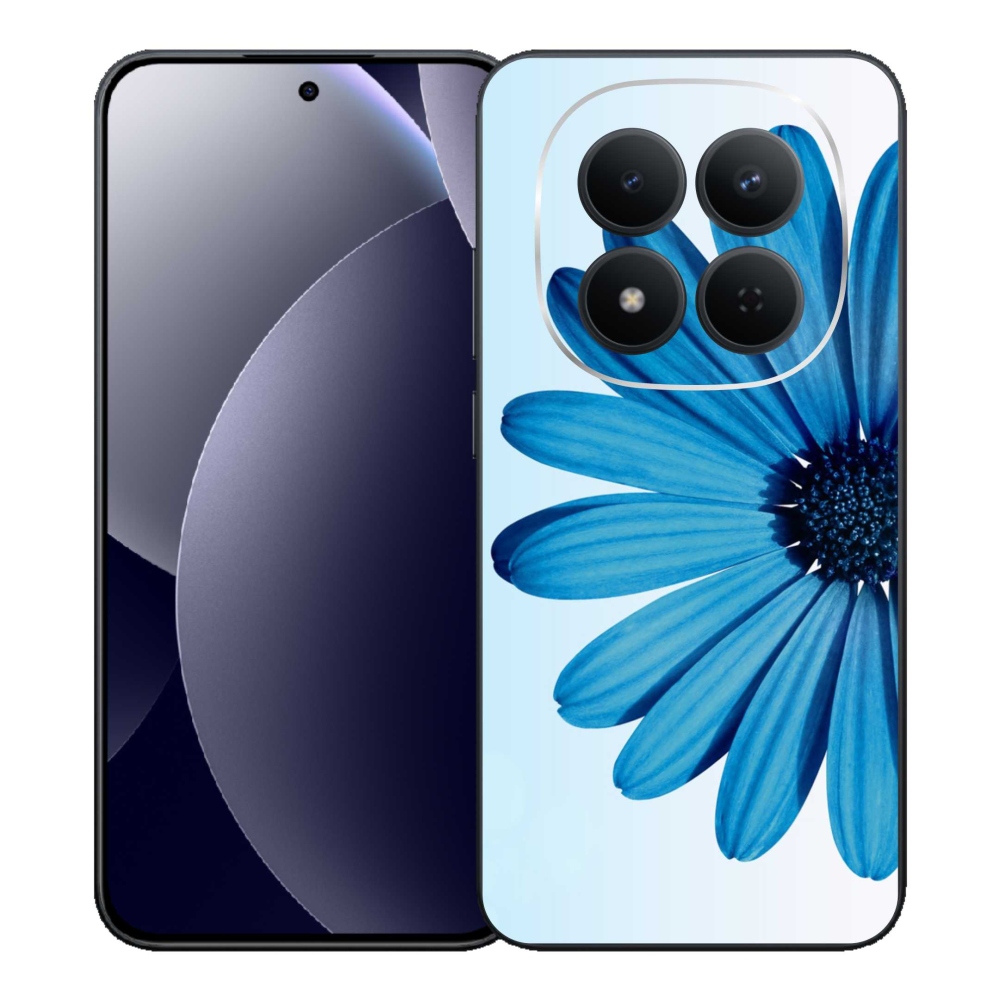 Gelový kryt mmCase na Xiaomi Redmi Note 15 Pro 5G - modrá kopretina