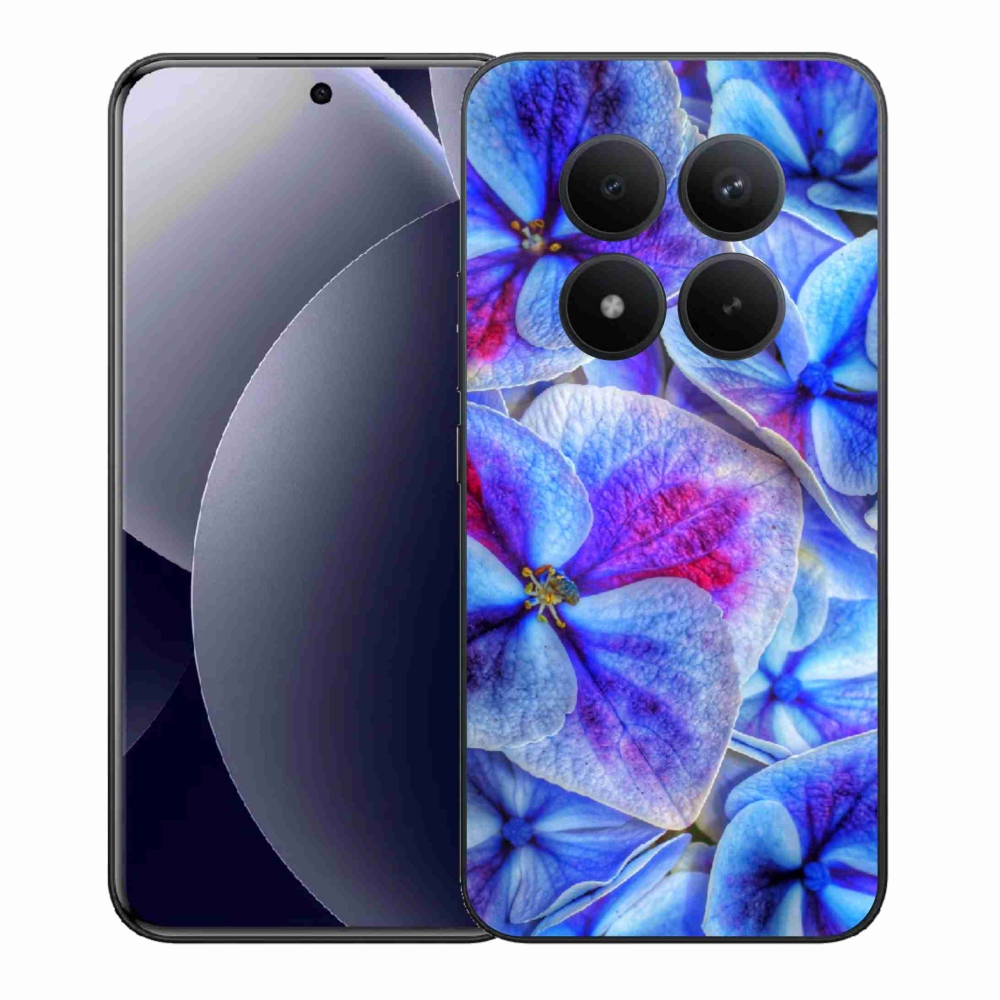 Gelový kryt mmCase na Xiaomi Redmi Note 15 Pro+ 5G/Xiaomi Poco M8 Pro 5G - modré květy 1