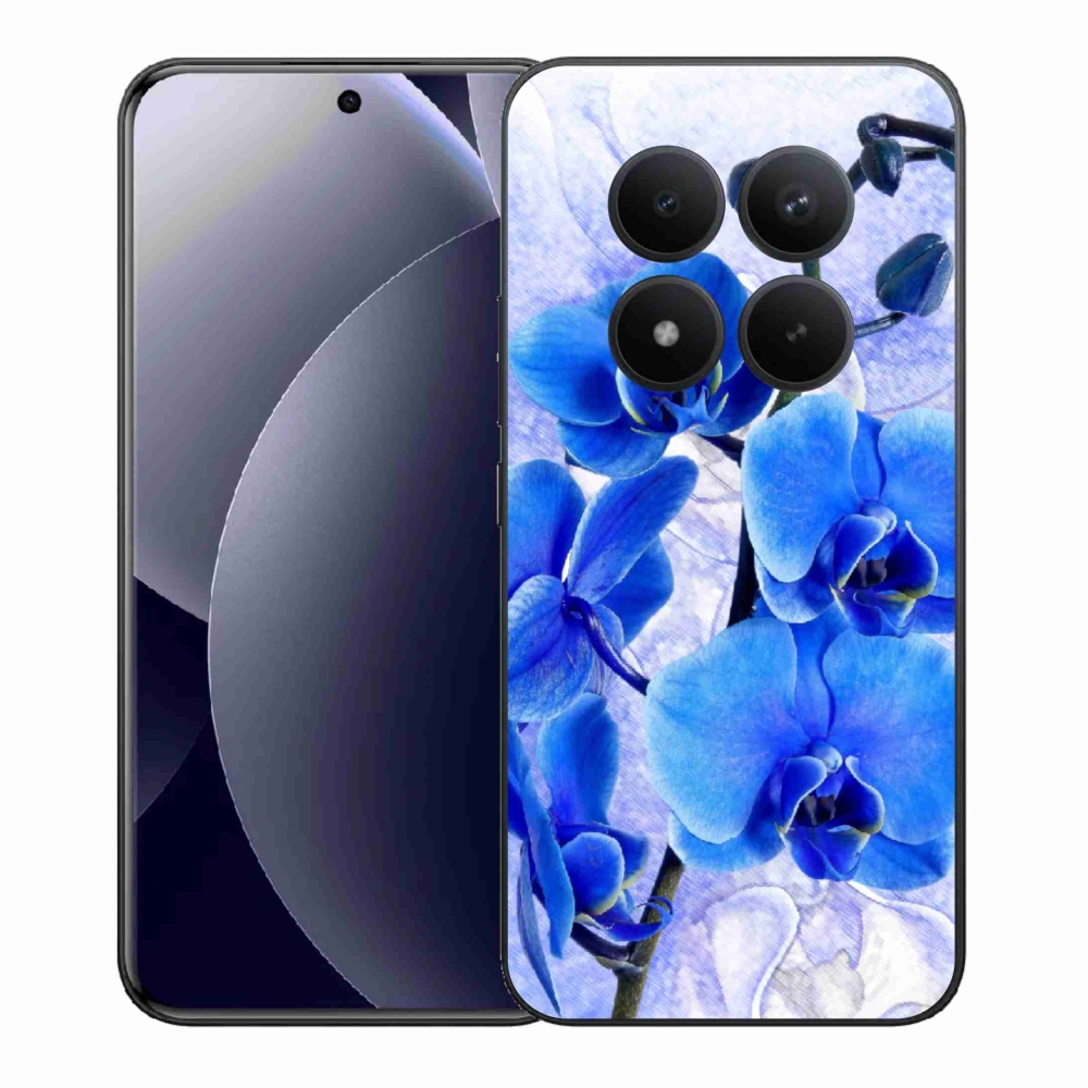 Gelový kryt mmCase na Xiaomi Redmi Note 15 Pro+ 5G/Xiaomi Poco M8 Pro 5G - modré květy