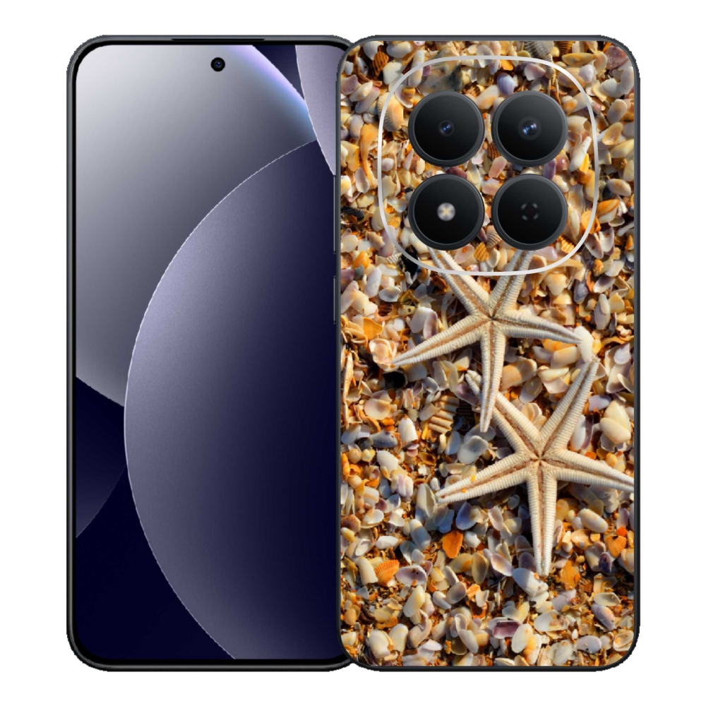 Gelový kryt mmCase na Xiaomi Redmi Note 15 Pro 5G - mořské hvězdice