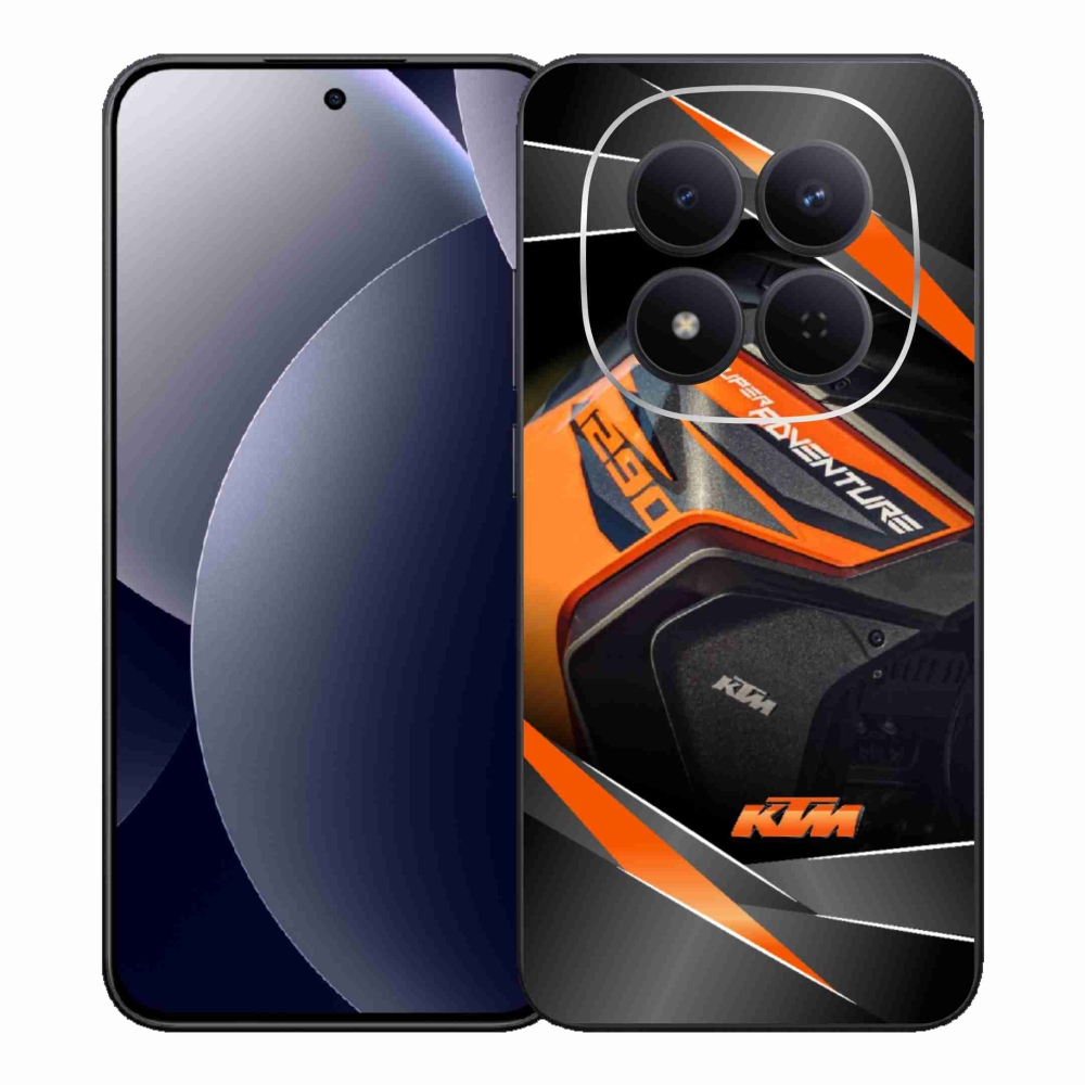 Gelový kryt mmCase na Xiaomi Redmi Note 15 Pro 5G - motorka ktm