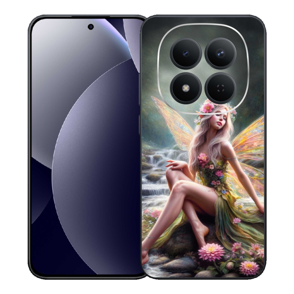 Gelový kryt mmCase na Xiaomi Redmi Note 15 Pro 5G - motýlí žena 1