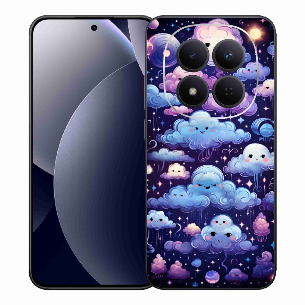Gelový kryt mmCase na Xiaomi Redmi Note 15 Pro 5G - mráčky
