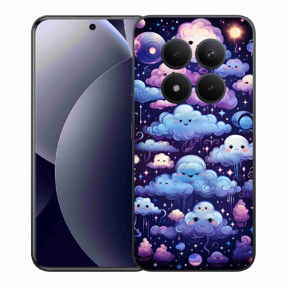 Gelový kryt mmCase na Xiaomi Redmi Note 15 Pro+ 5G/Xiaomi Poco M8 Pro 5G - mráčky