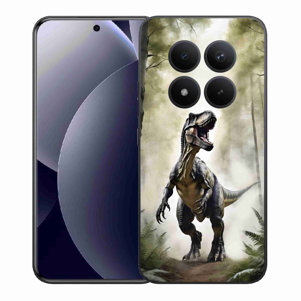 Gelový kryt mmCase na Xiaomi Redmi Note 15 Pro+ 5G - naštvaný T-Rex