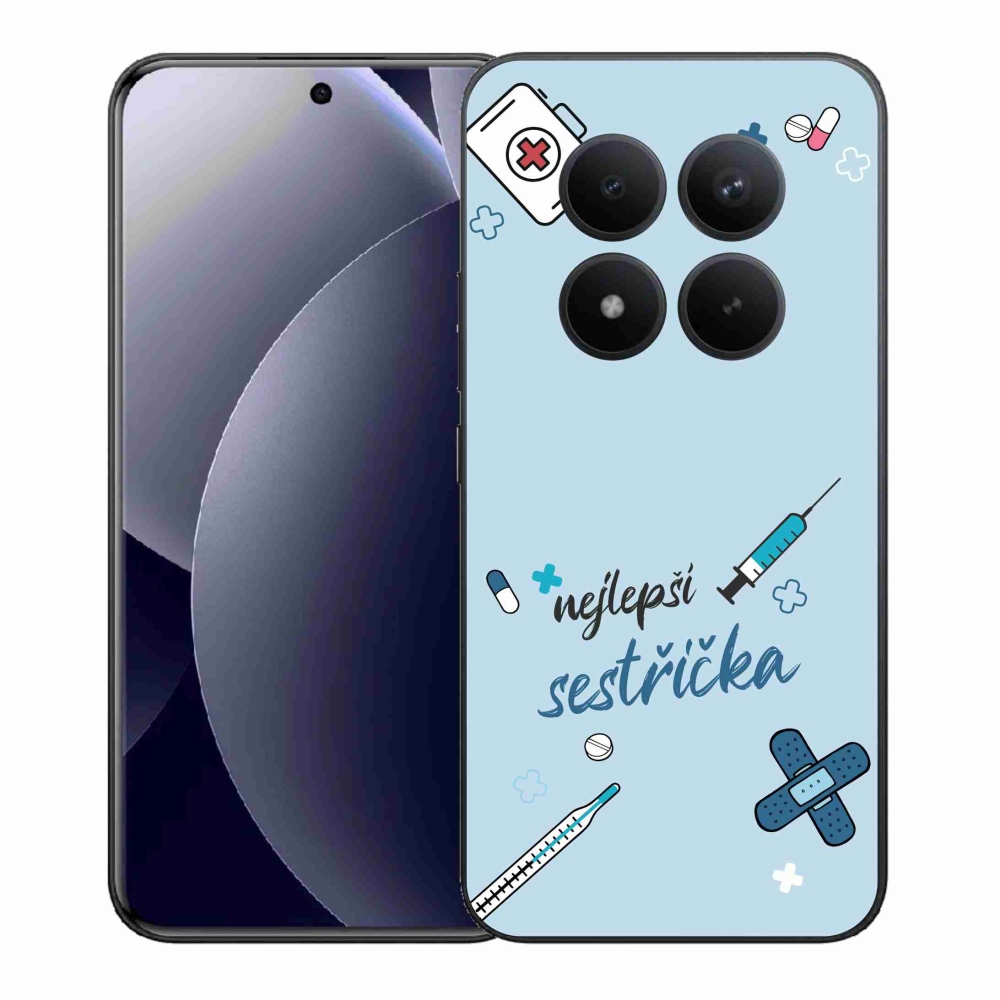 Gelový kryt mmCase na Xiaomi Redmi Note 15 Pro+ 5G/Xiaomi Poco M8 Pro 5G - nejlepší sestřička modré pozadí