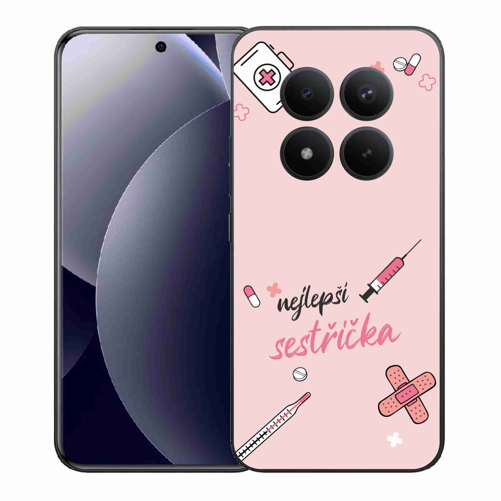Gelový kryt mmCase na Xiaomi Redmi Note 15 Pro+ 5G/Xiaomi Poco M8 Pro 5G - nejlepší sestřička růžové pozadí