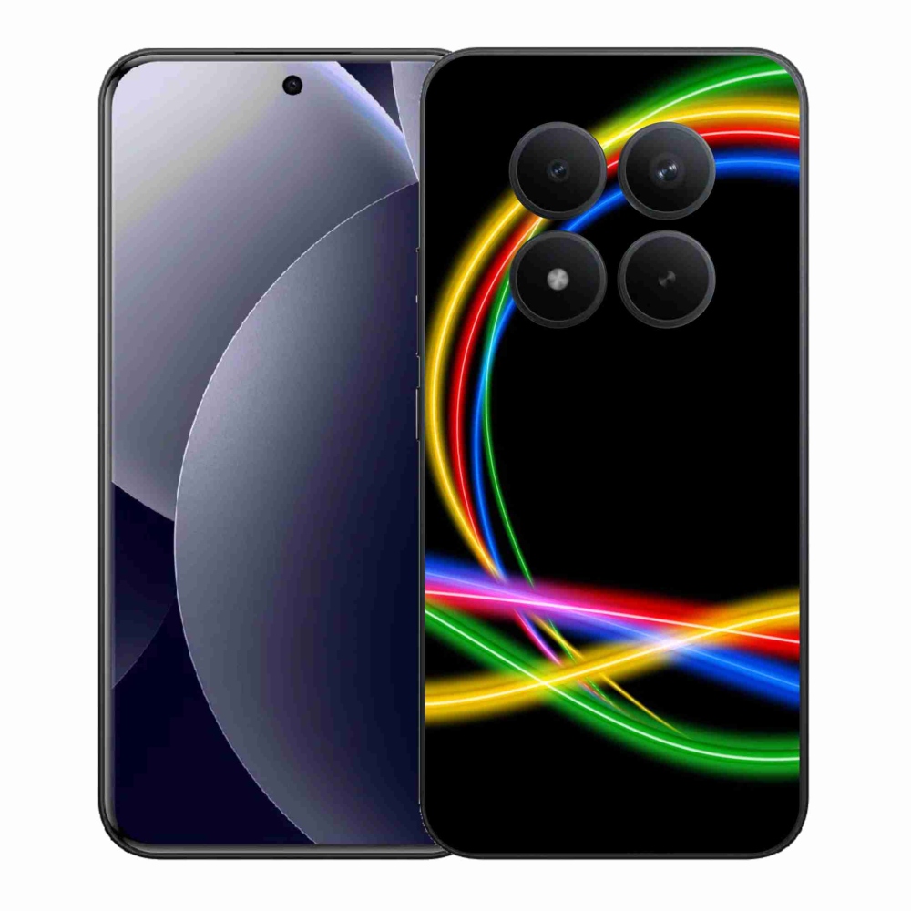 Gelový kryt mmCase na Xiaomi Redmi Note 15 Pro+ 5G/Xiaomi Poco M8 Pro 5G - neonové kruhy