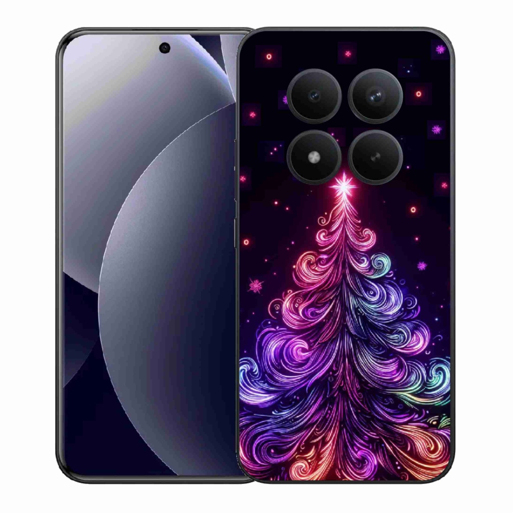 Gelový kryt mmCase na Xiaomi Redmi Note 15 Pro+ 5G/Xiaomi Poco M8 Pro 5G - neonový vánoční stromek 1