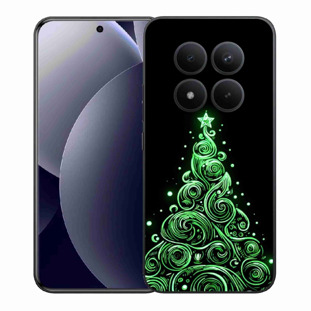 Gelový kryt mmCase na Xiaomi Redmi Note 15 Pro+ 5G/Xiaomi Poco M8 Pro 5G - neonový vánoční stromek 3