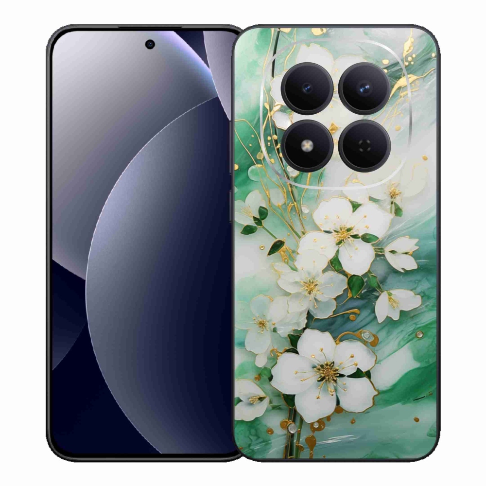 Gelový kryt mmCase na Xiaomi Redmi Note 15 Pro 5G - něžné květy