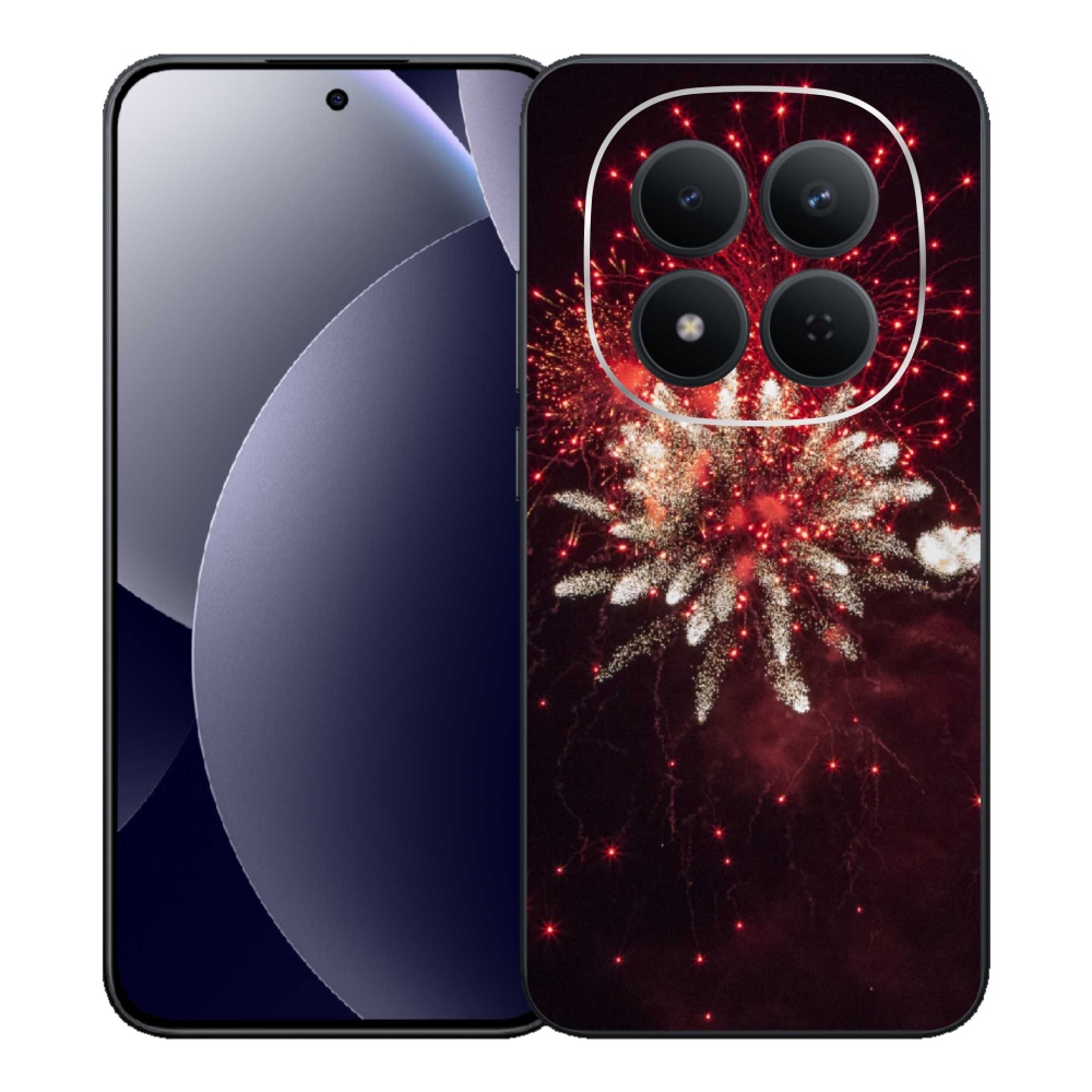 Gelový kryt mmCase na Xiaomi Redmi Note 15 Pro 5G - ohňostroj