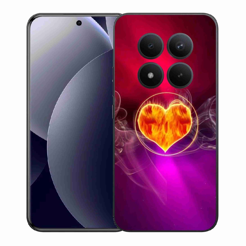 Gelový kryt mmCase na Xiaomi Redmi Note 15 Pro+ 5G/Xiaomi Poco M8 Pro 5G - ohnivé srdce