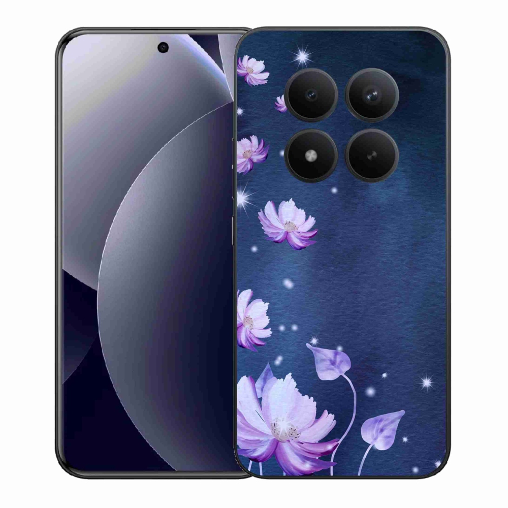 Gelový kryt mmCase na Xiaomi Redmi Note 15 Pro+ 5G/Xiaomi Poco M8 Pro 5G - padající květy