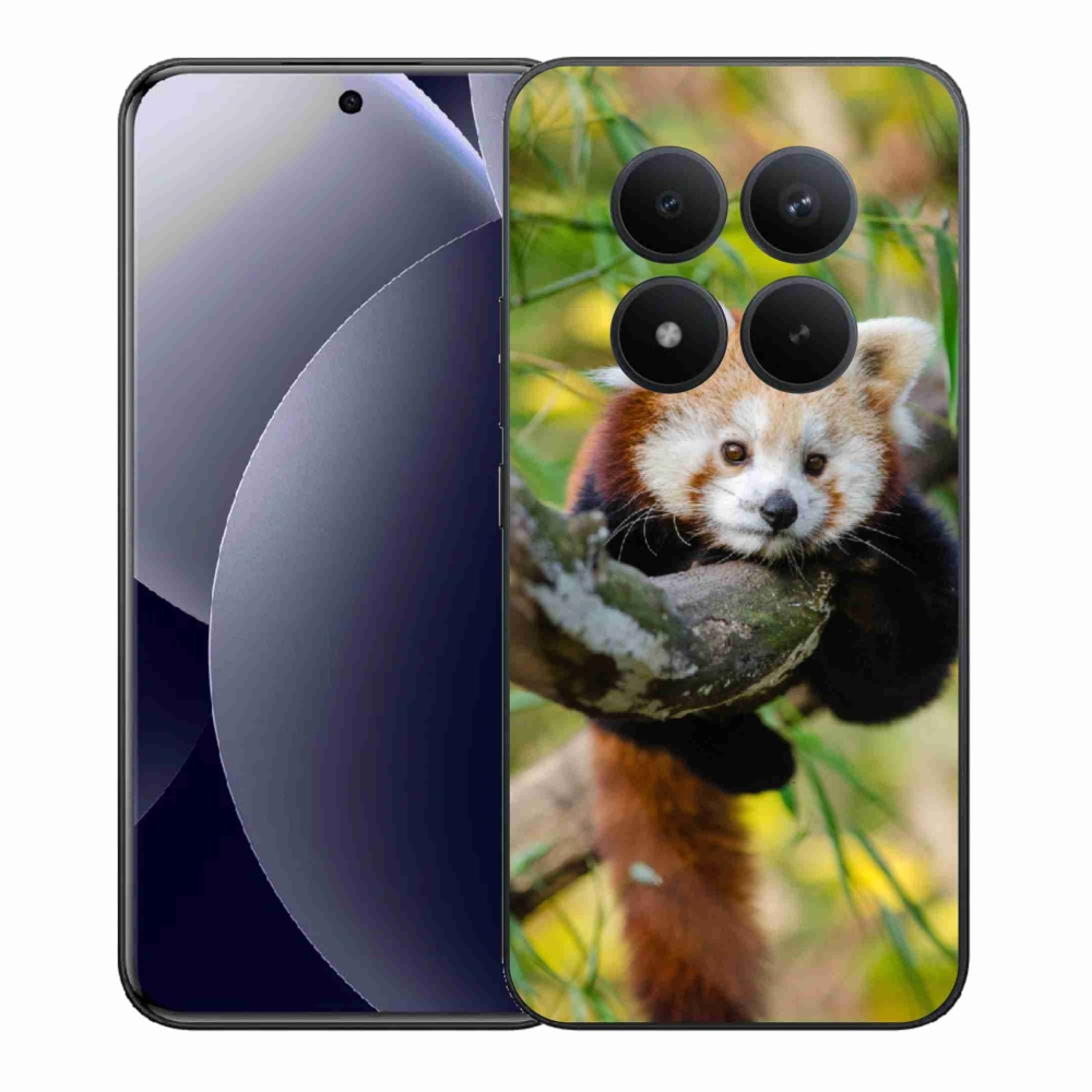 Gelový kryt mmCase na Xiaomi Redmi Note 15 Pro+ 5G/Xiaomi Poco M8 Pro 5G - panda červená