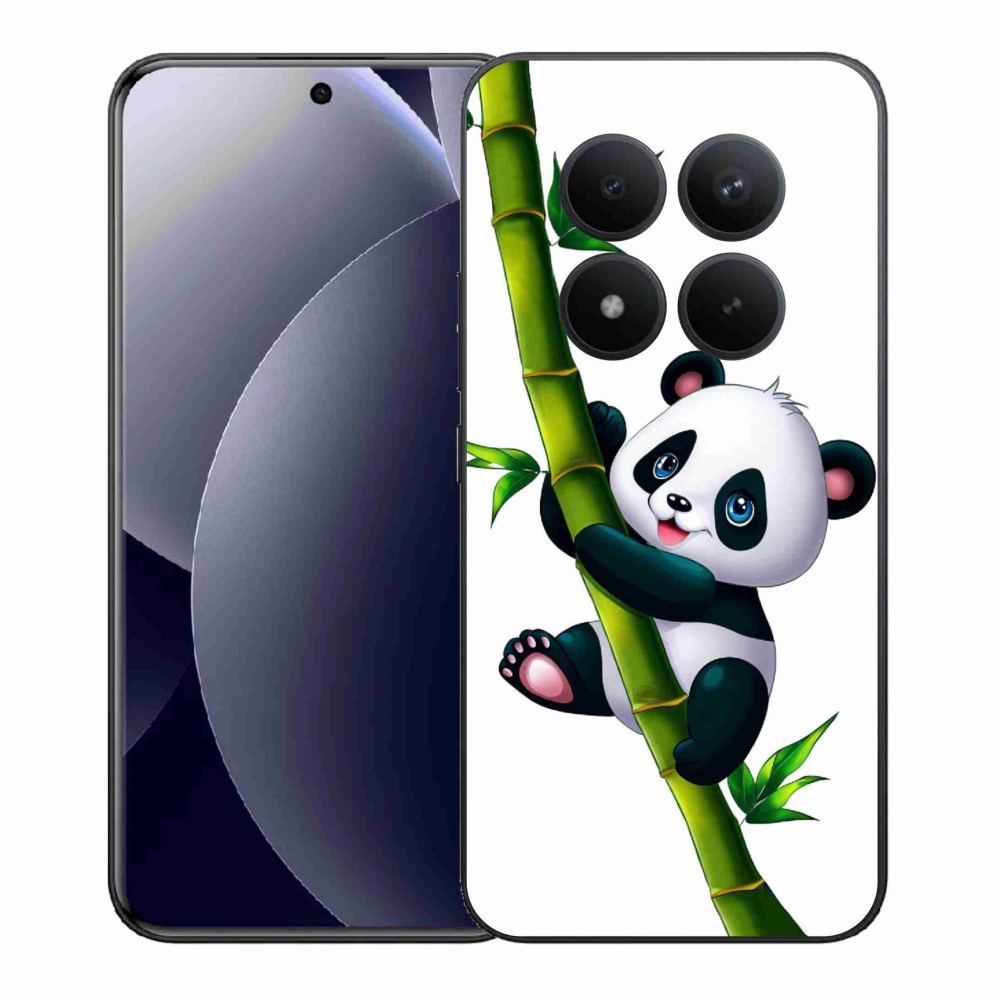Gelový kryt mmCase na Xiaomi Redmi Note 15 Pro+ 5G/Xiaomi Poco M8 Pro 5G - panda na bambusu