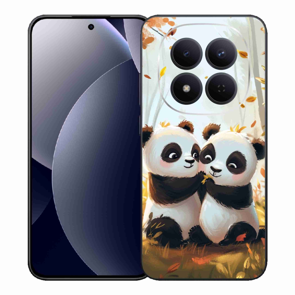 Gelový kryt mmCase na Xiaomi Redmi Note 15 Pro 5G - pandy