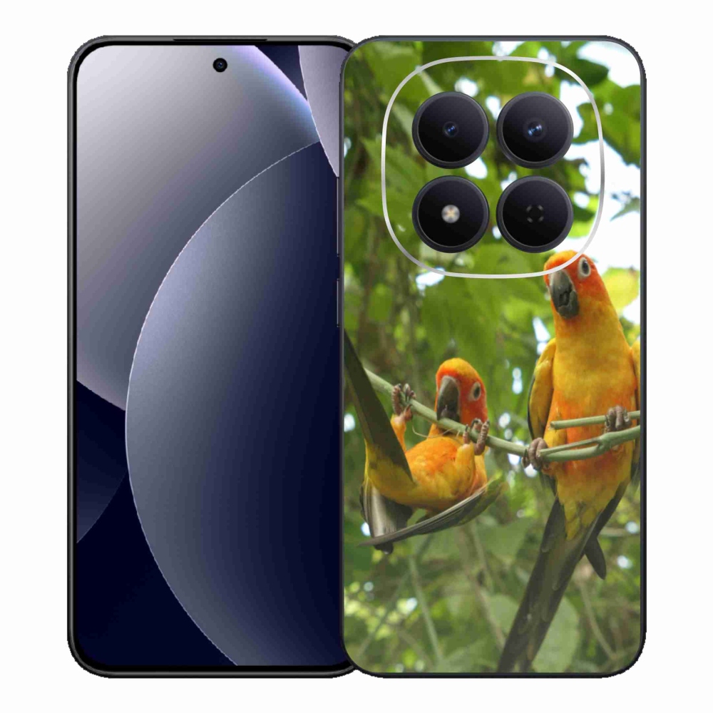 Gelový kryt mmCase na Xiaomi Redmi Note 15 Pro 5G - papoušci aratingy